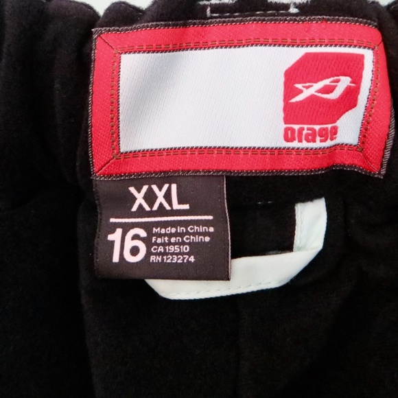 NEW! ORAGE Insulated Ski Snowboard Winter Pants Mint Green Girls' Kids SZ 16 XXL - Picture 5 of 7